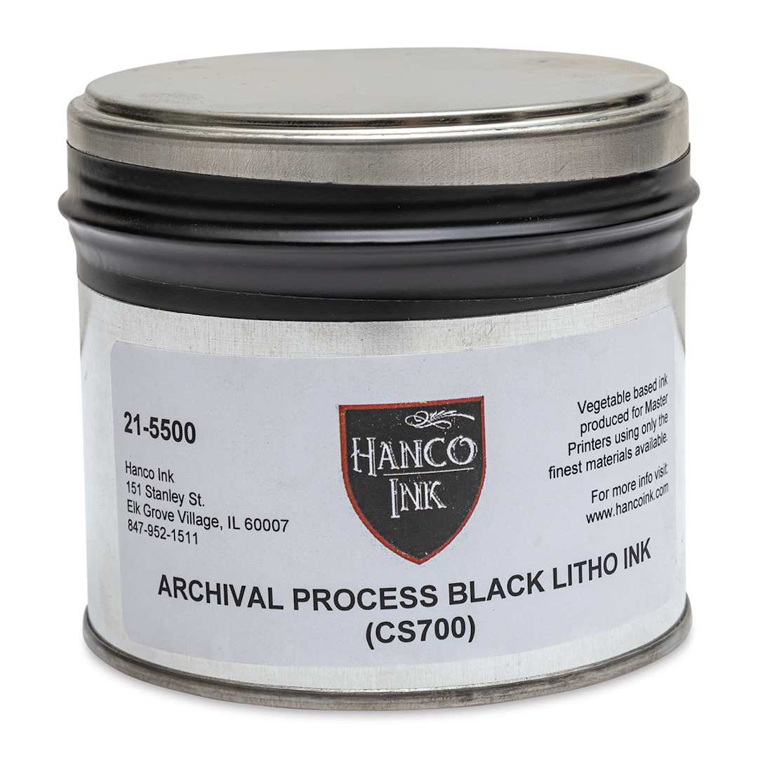 Open in modal - Hanco Litho Ink - 1 lb, Process Black - front