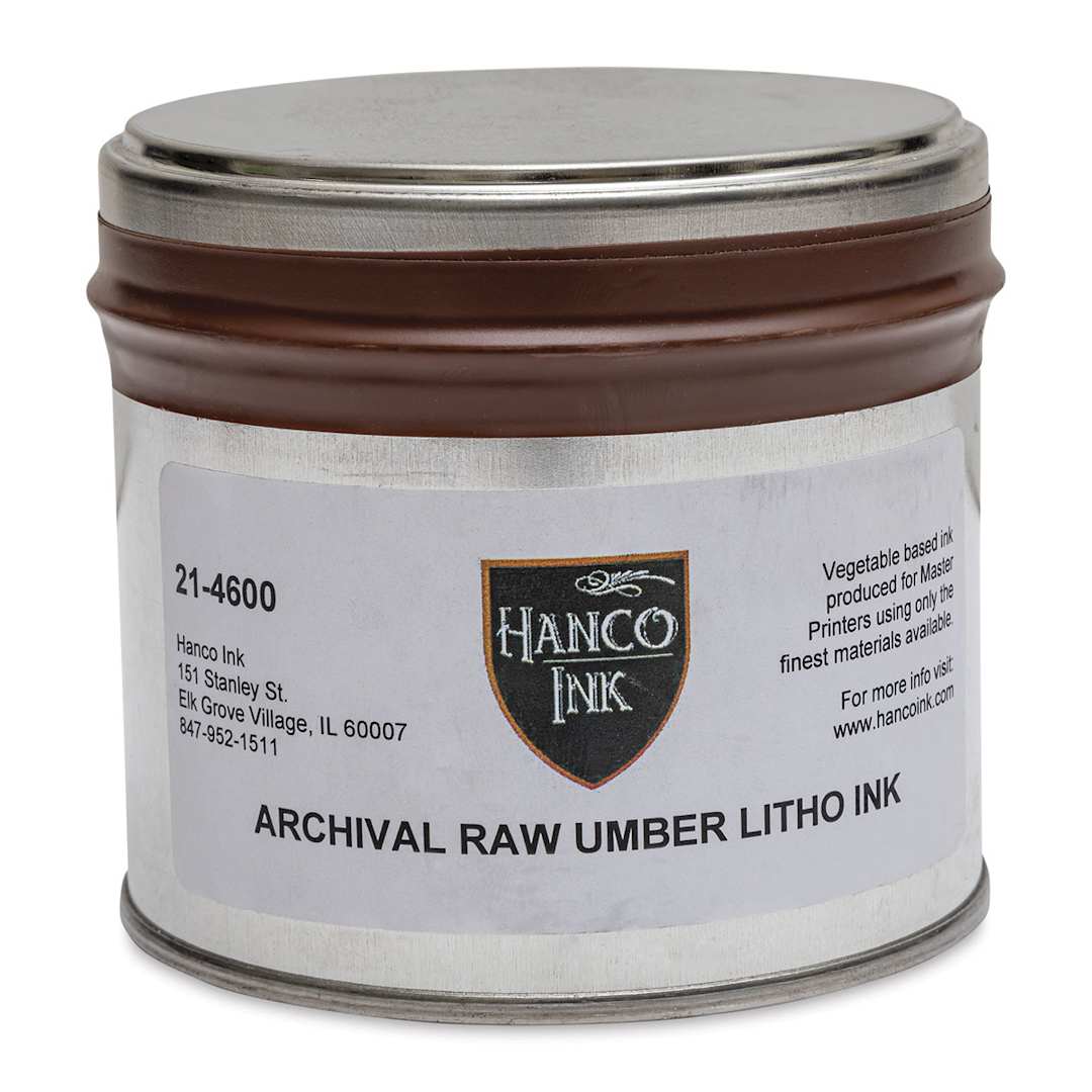 Open in modal - Hanco Litho Ink - 1 lb, Raw Umber - front