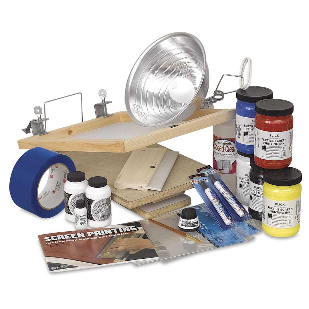 Open in modal - Blick's Complete Photo/Fabric Screen Printing Kit