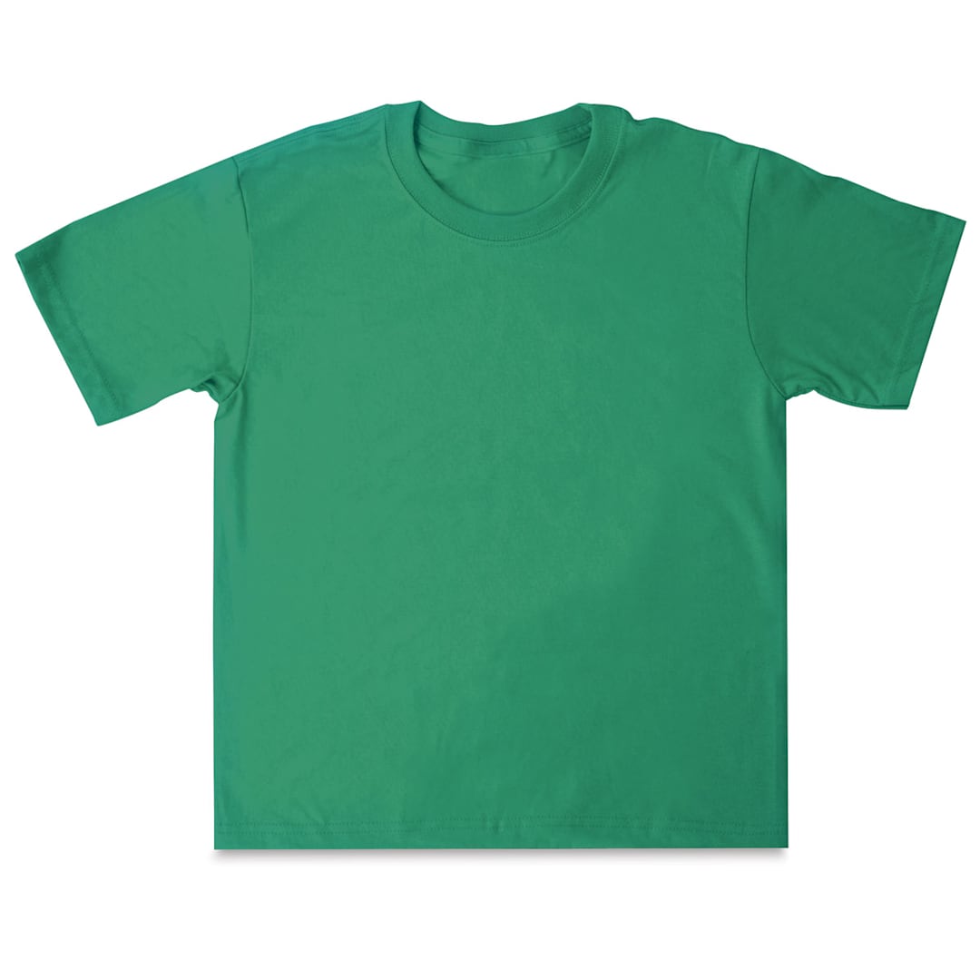 Open in modal - First Quality 50/50 T-Shirts, Youth Sizes - Kelly Green X-Small (2-4)