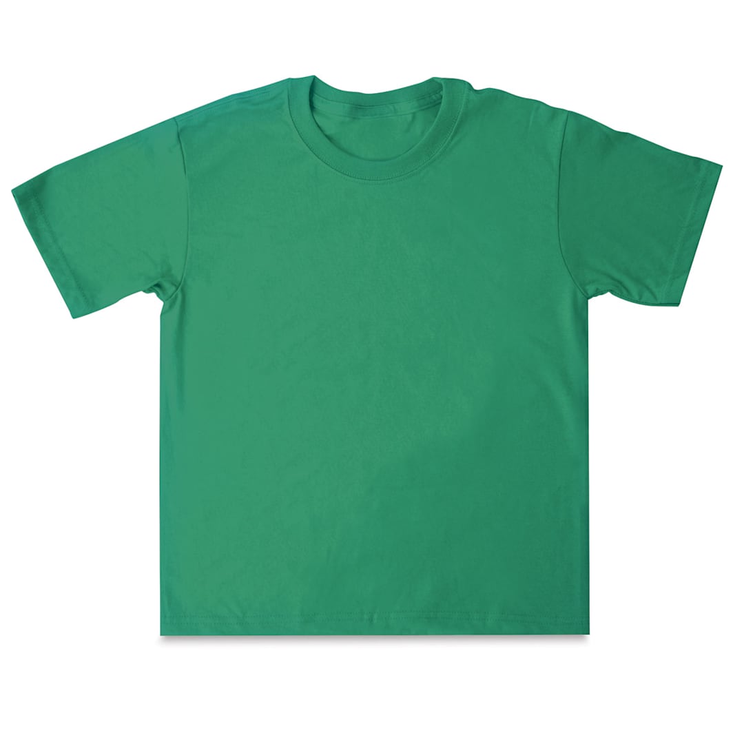 Open in modal - First Quality 50/50 T-Shirts, Youth Sizes - Kelly Green Small (6-8)