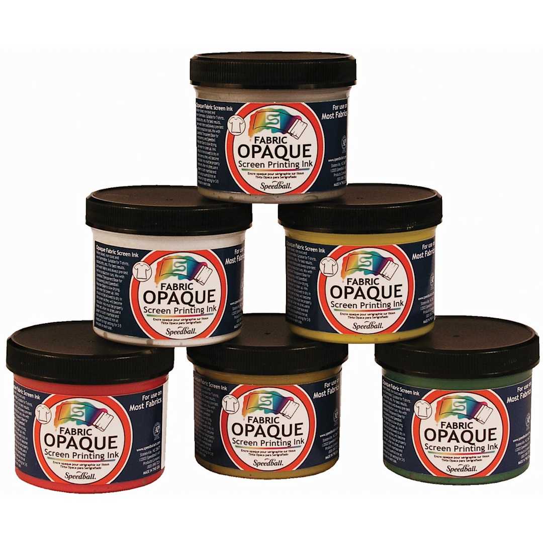 Open in modal - Opaque Fabric Screen Printing Ink Starter Set