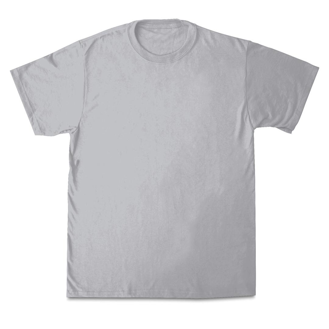 Open in modal - First Quality 50/50 T-Shirts, Adult Sizes - Gray Large
