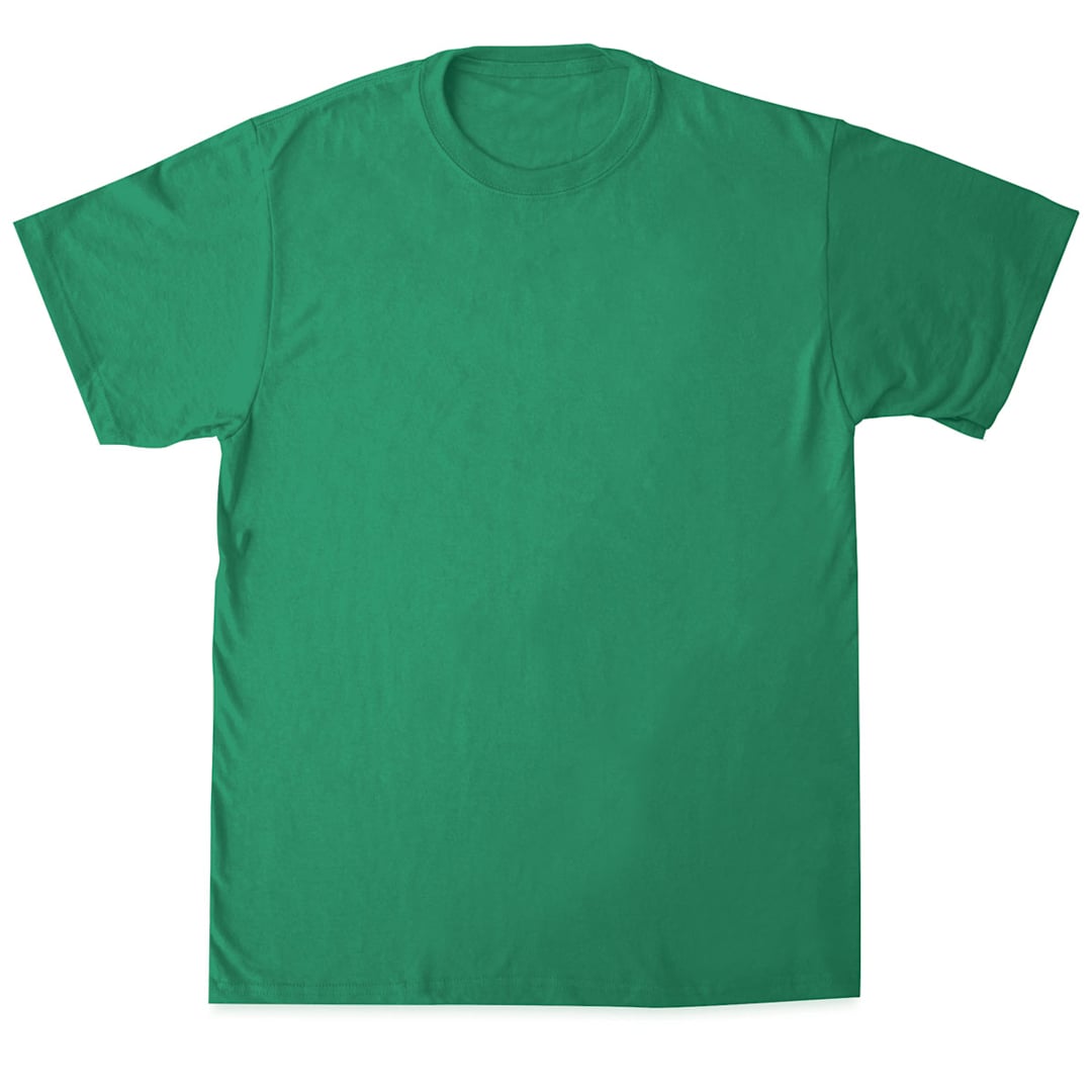 Open in modal - First Quality 50/50 T-Shirts, Adult Sizes - Kelly Green X-Large