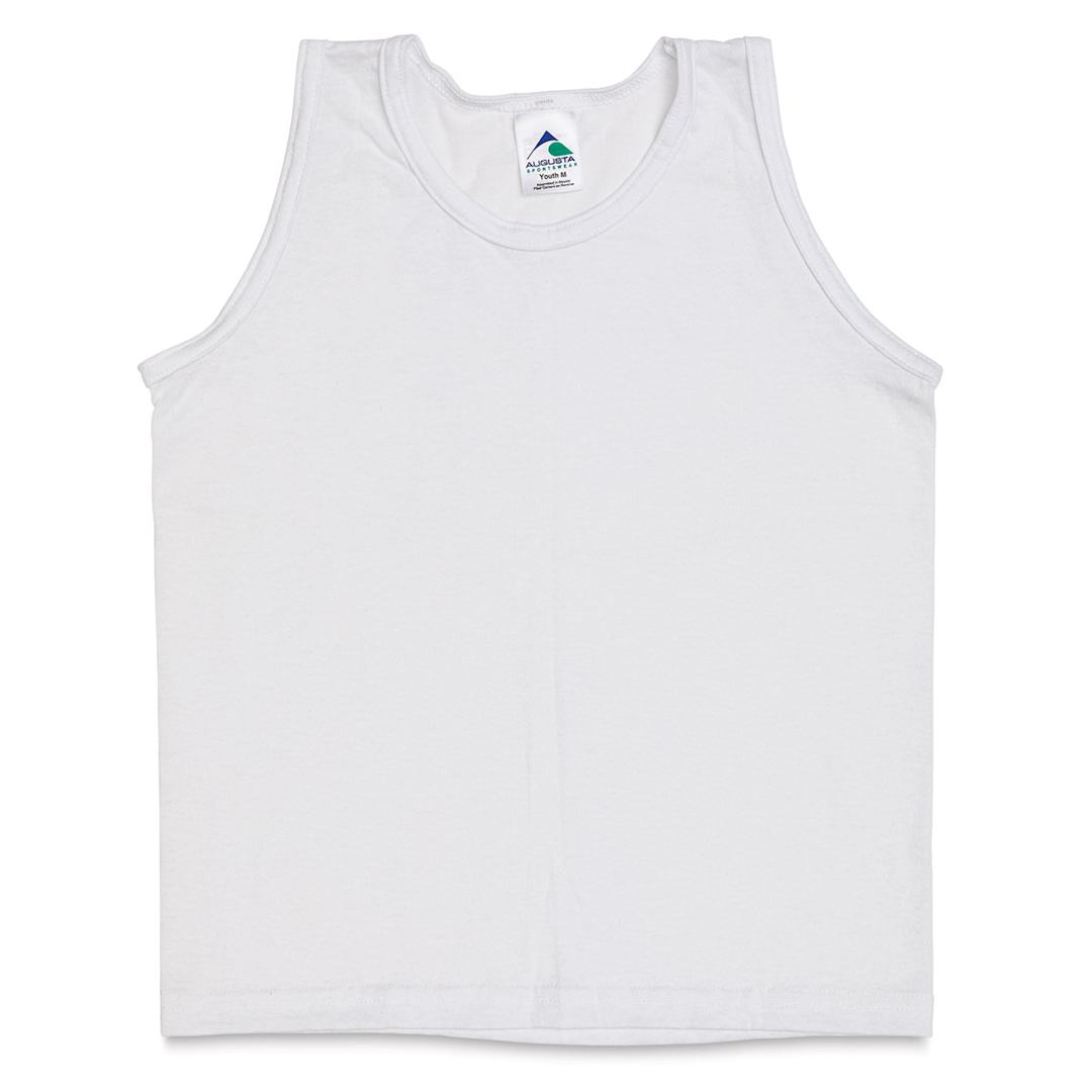 Open in modal - Youth Tank Top - White, Medium