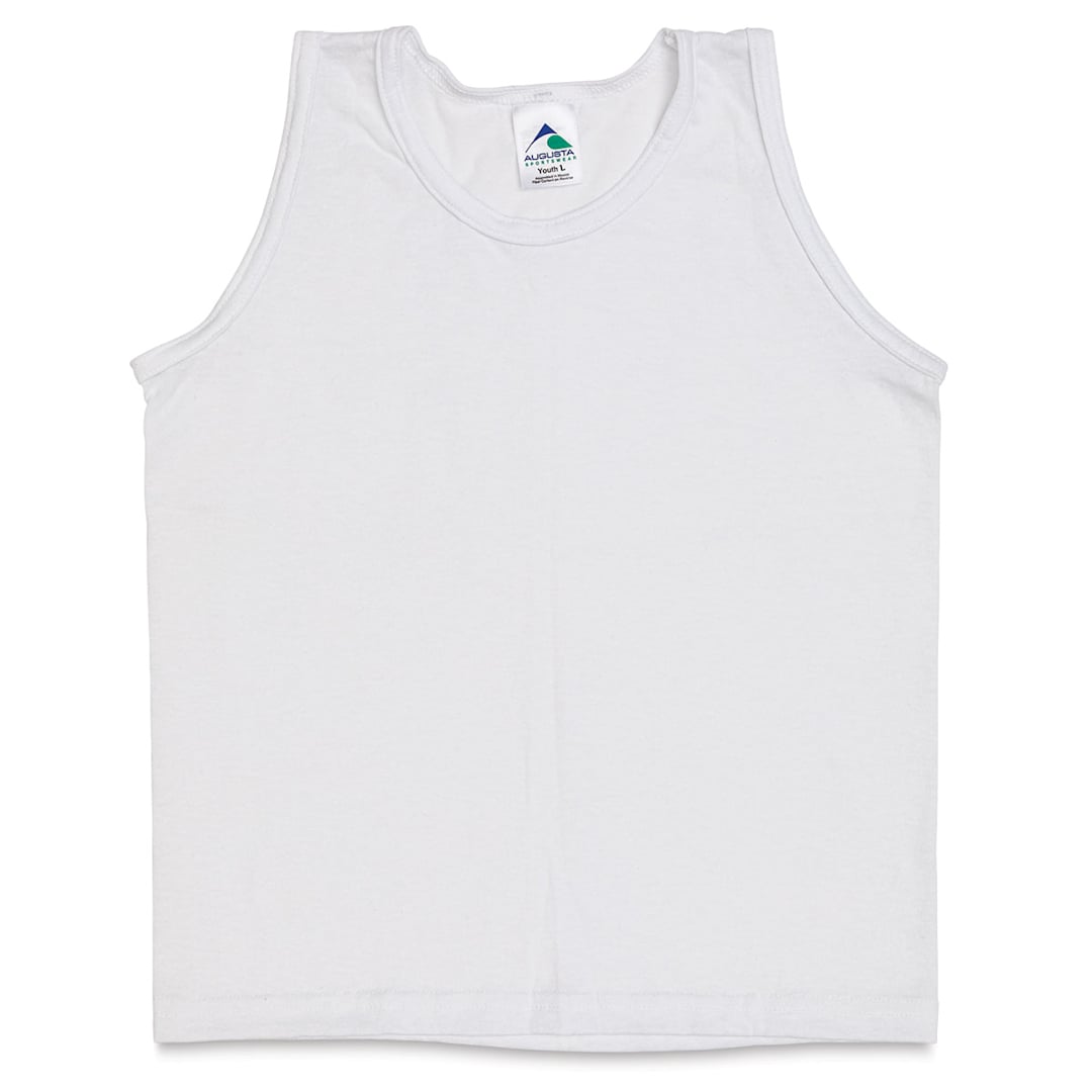 Open in modal - Youth Tank Top - White, Large