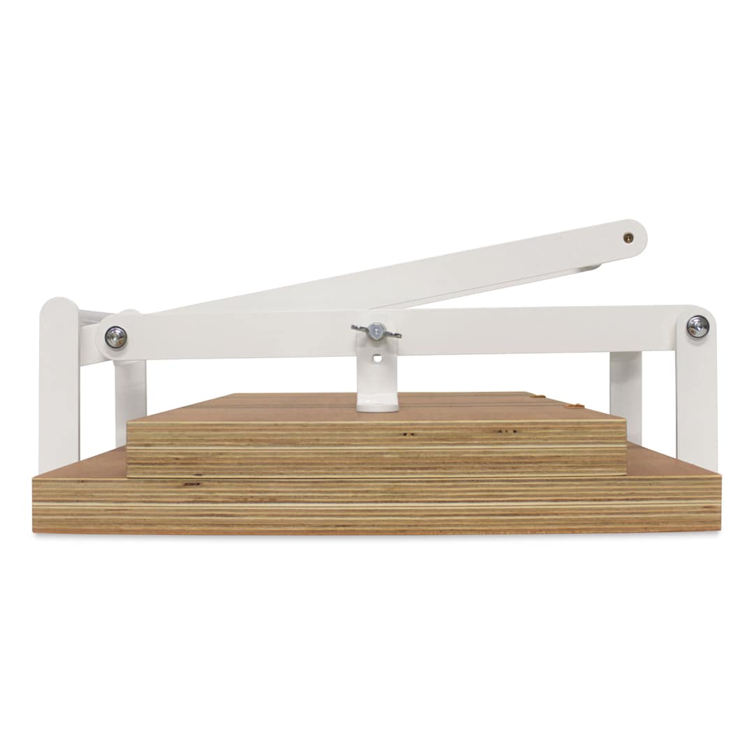 Open in modal - Woodzilla Hand Lino Press - White, 11-3/4" x 16-1/2", Wide Base