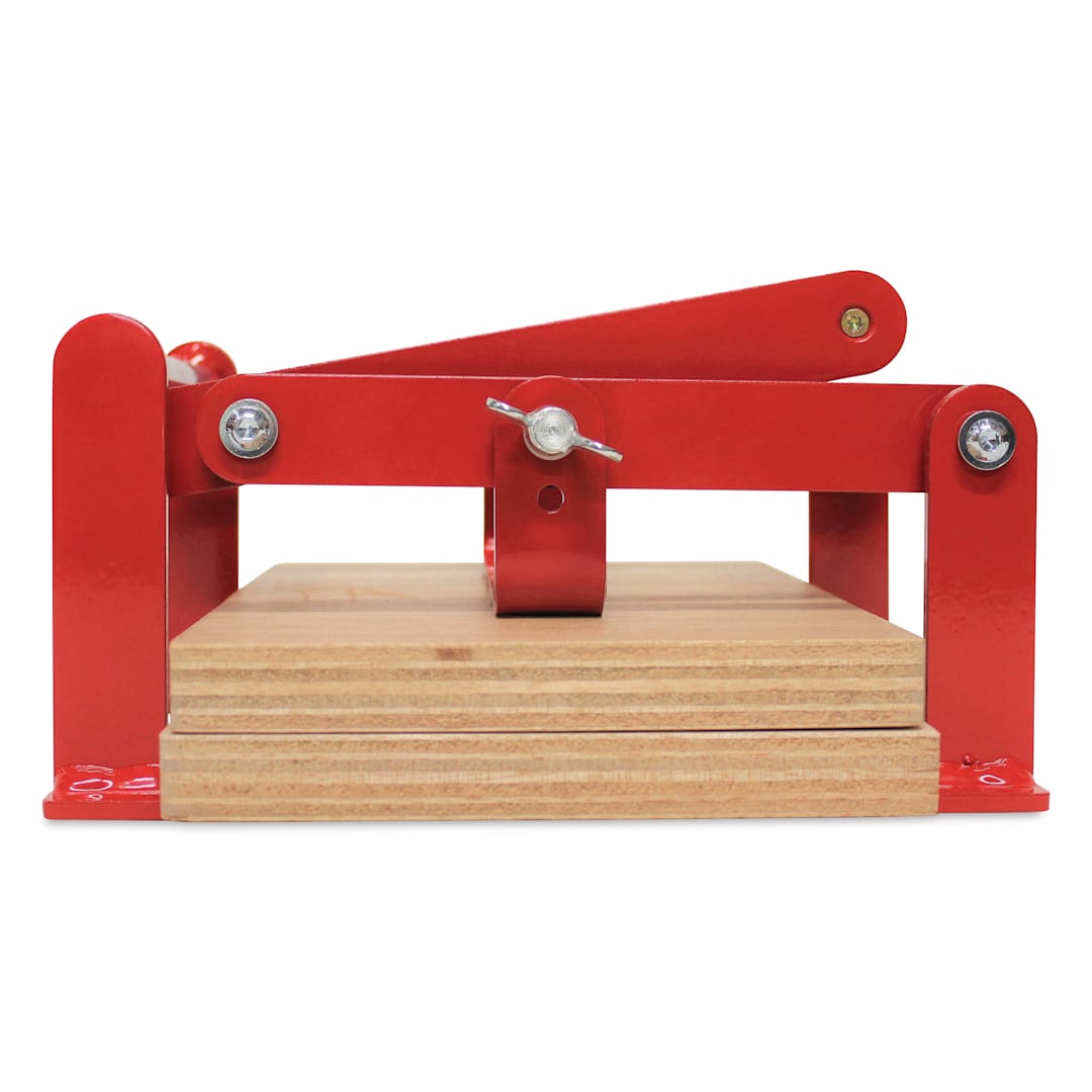 Open in modal - Woodzilla Hand Lino Press - Red, 5-7/8" x 8-1/4"