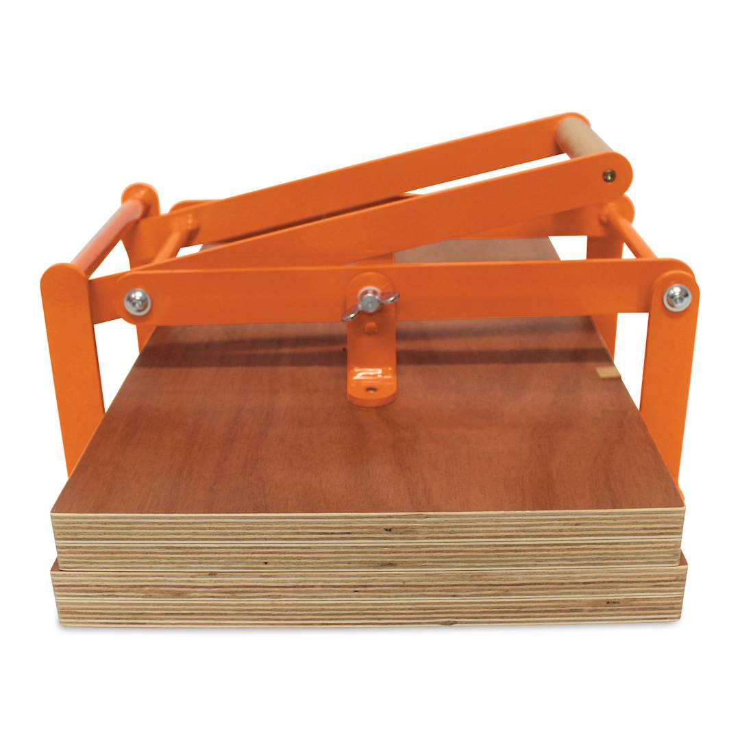 Open in modal - Woodzilla Hand Lino Press - Mandarin Orange, 19" x 12-1/2"