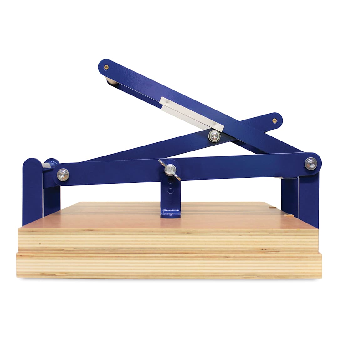 Open in modal - Woodzilla Hand Lino Press - Blue, 16-1/2" x 23-3/8"