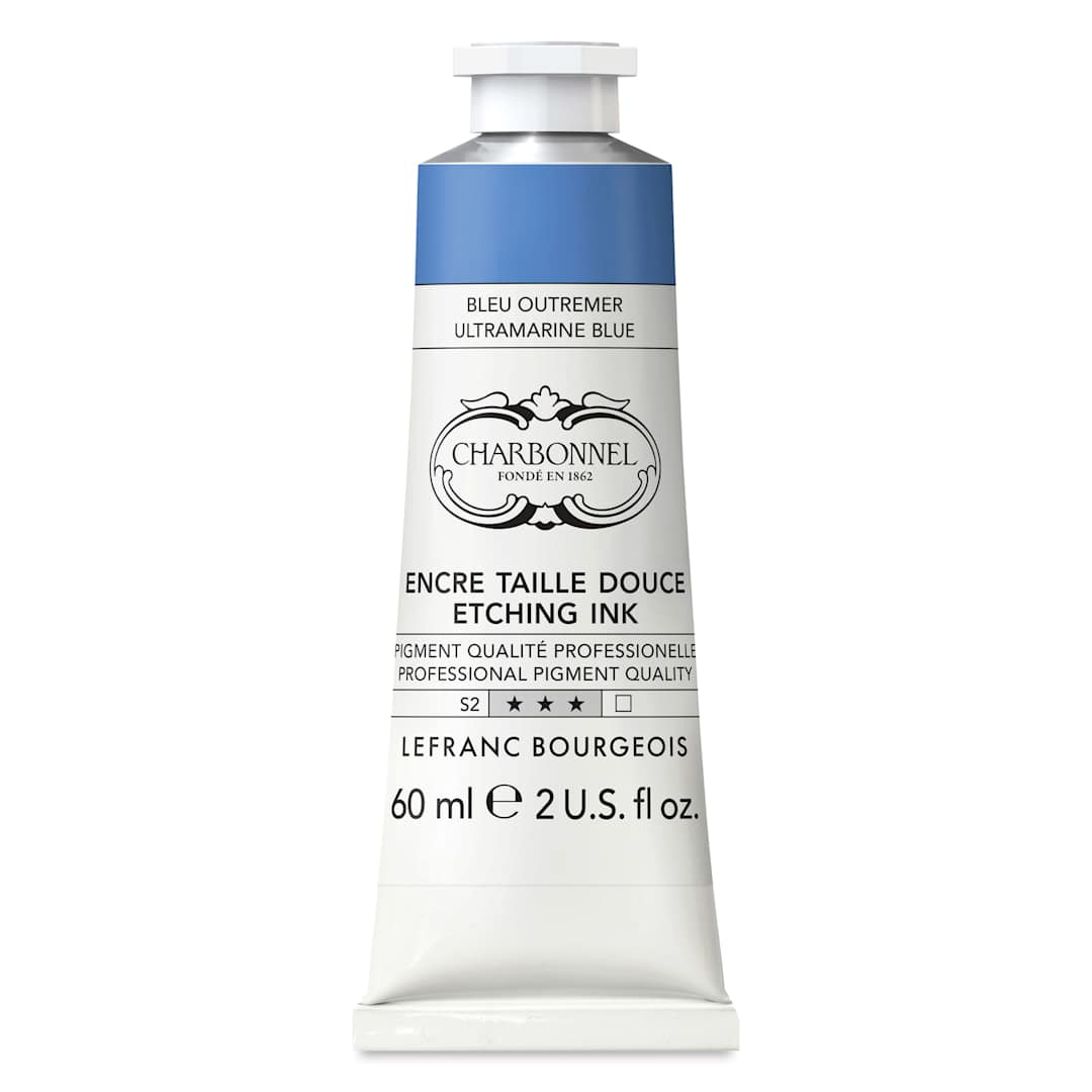 Open in modal - Charbonnel Etching Ink - Ultramarine Blue, 60 ml