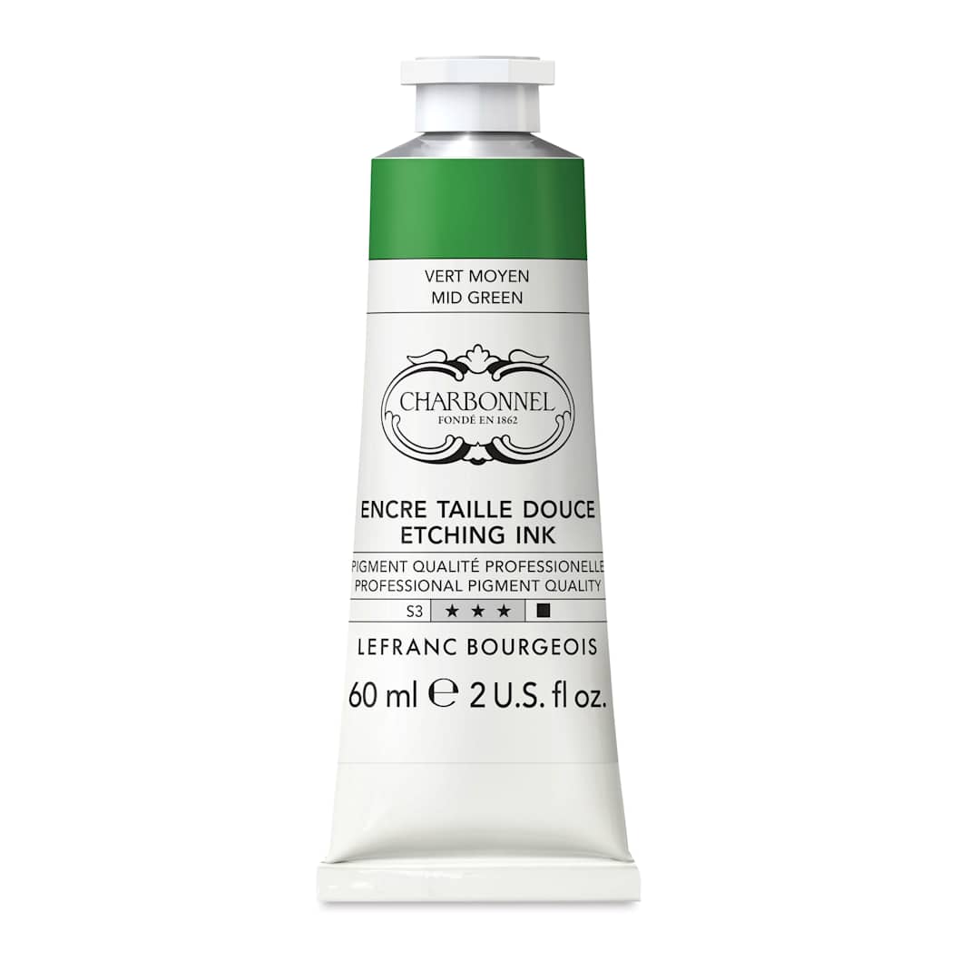Open in modal - Charbonnel Etching Ink - Medium Green, 60 ml