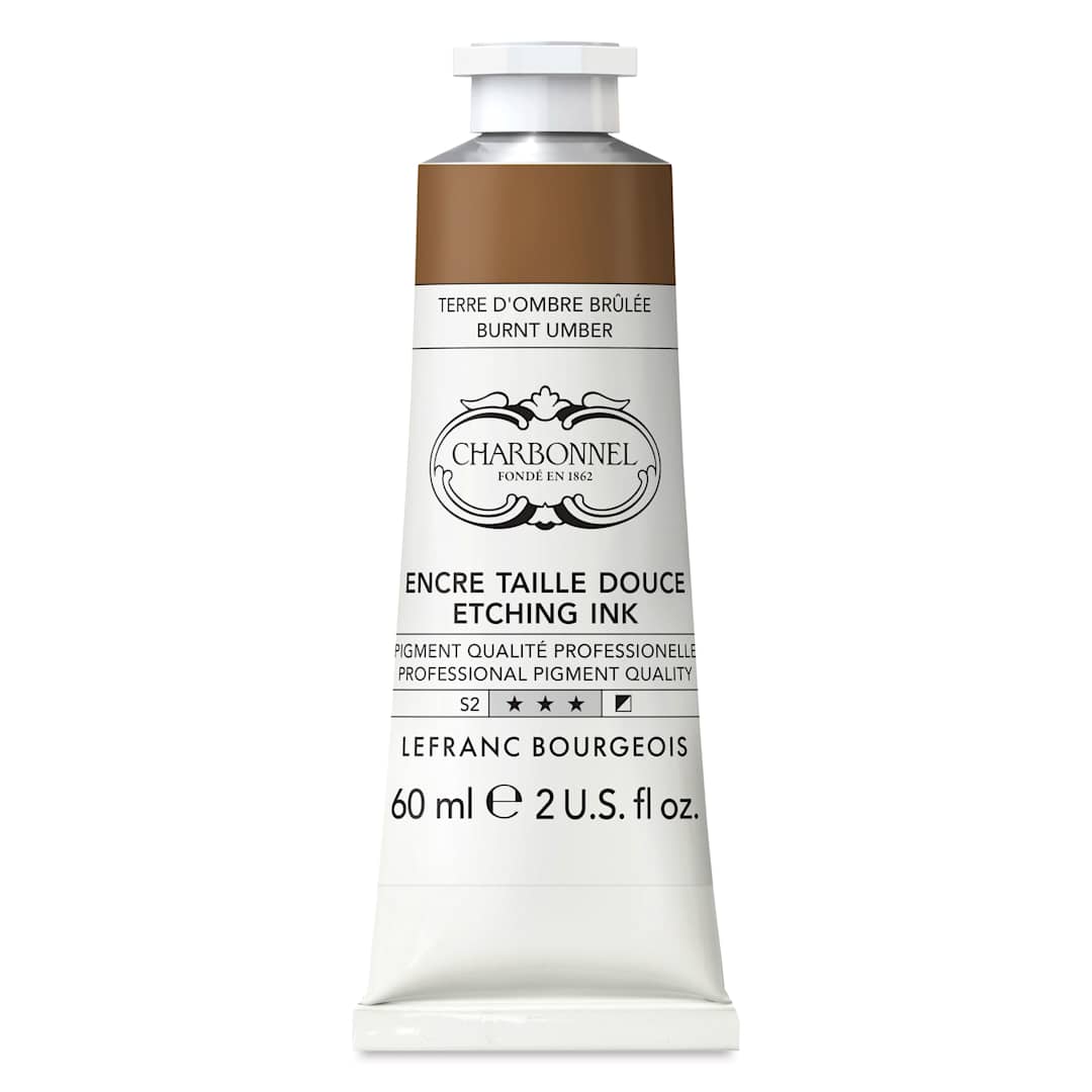 Open in modal - Charbonnel Etching Ink - Burnt Umber, 60 ml
