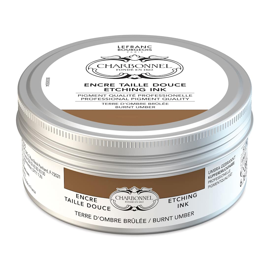 Open in modal - Charbonnel Etching Ink - Burnt Umber, 200 ml