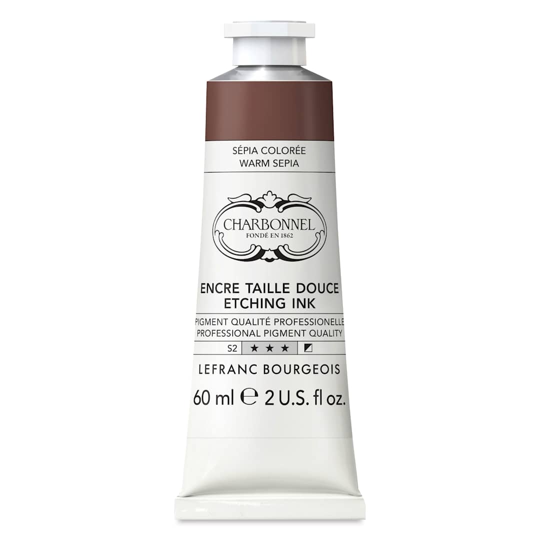 Open in modal - Charbonnel Etching Ink - Colored Sepia, 60 ml