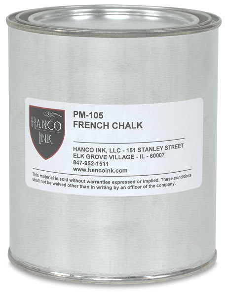 Open in modal - Hanco Ink Modifiers - Front of 1 lb can of French Chalk 