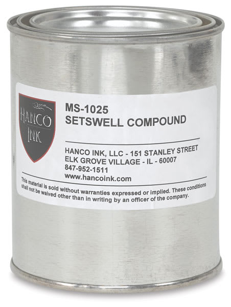 Open in modal - Hanco Ink Modifiers - Front of can of Setswell Compound