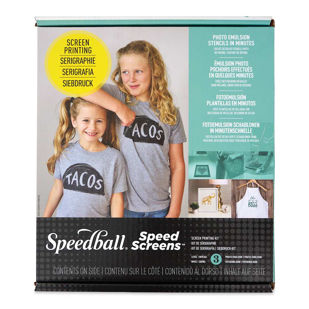 Open in modal - Speedball Blick Exclusive Speed Screens Kit (Front of packaging)