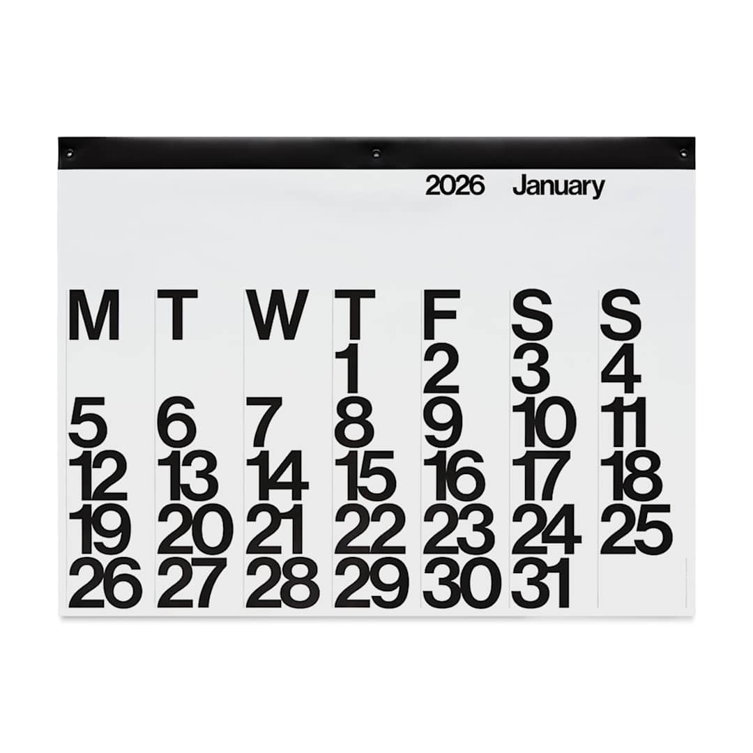 Open in modal - Stendig 2026 Wall Calendar, January 2026