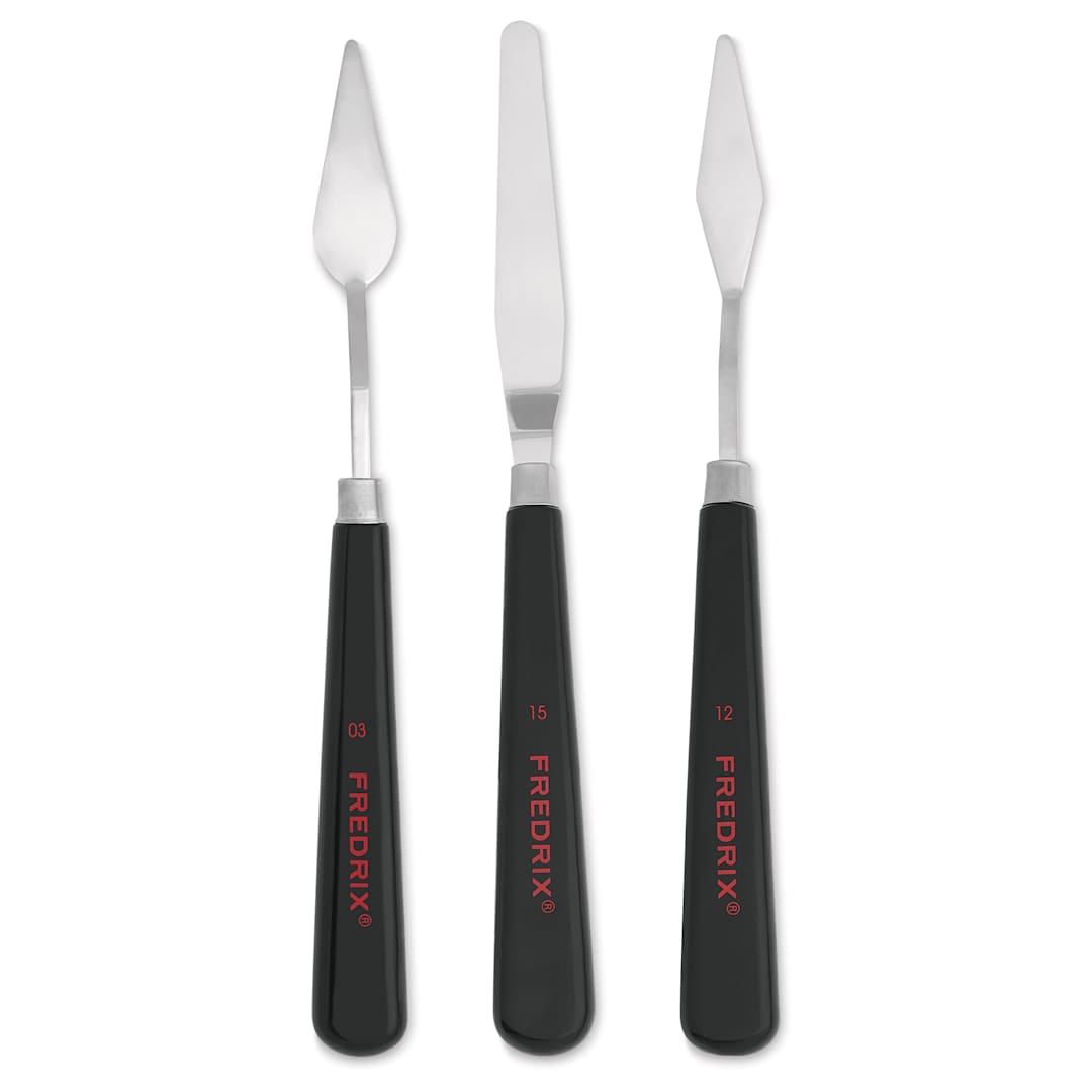 Open in modal - Fredrix Painting Knives - Set of 3