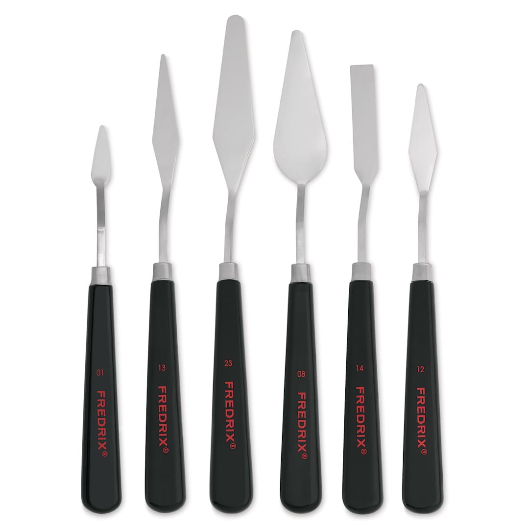 Open in modal - Fredrix Painting Knives - Set of 6