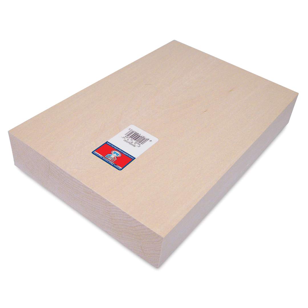 Open in modal - Midwest Products Basswood Carving Block - 2" x 8" x 12"