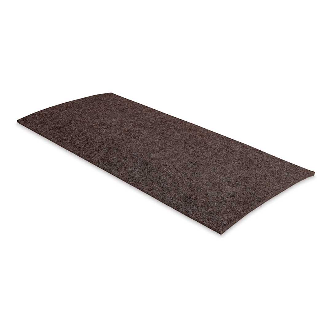 Open in modal - Blick Wool Cushion Blanket for 906 - 12" x 26" x 1/4", Gray