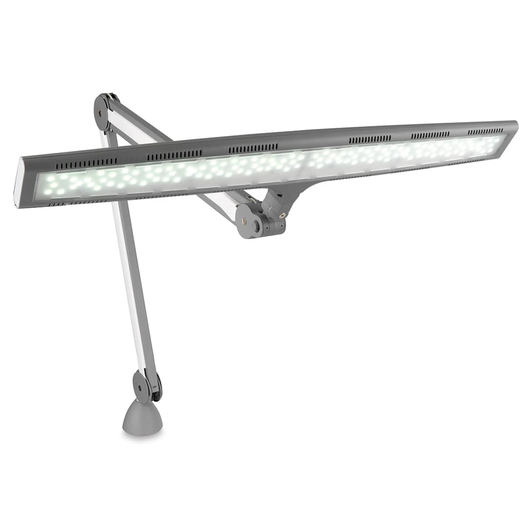 Open in modal - Daylight Luminos LED Lamp - Angled view of lamp showing bulb