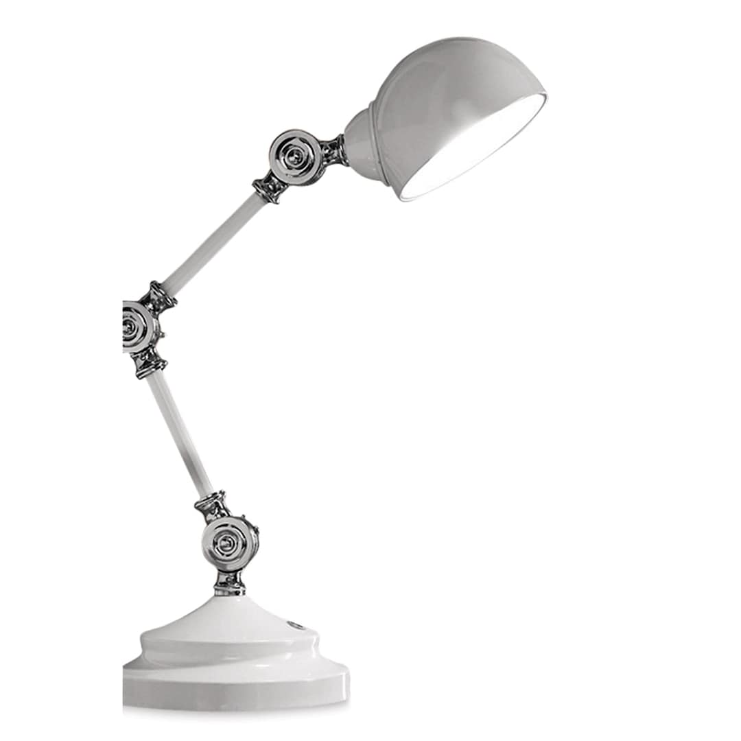 Open in modal - OttLite LED Revive Table Lamps - Side view of White Table Lamp