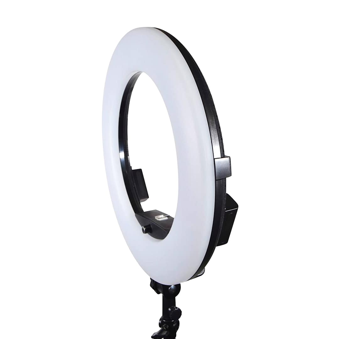 Open in modal - Savage Luminous Pro LED Ring Light Plus angled view