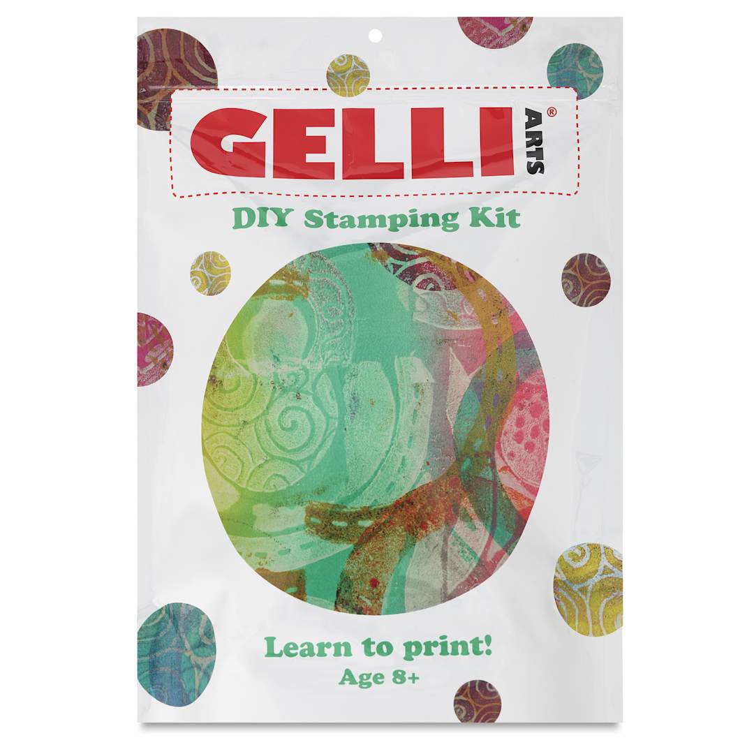 Open in modal - Gelli Arts DIY Stamping Kit, front of packaging