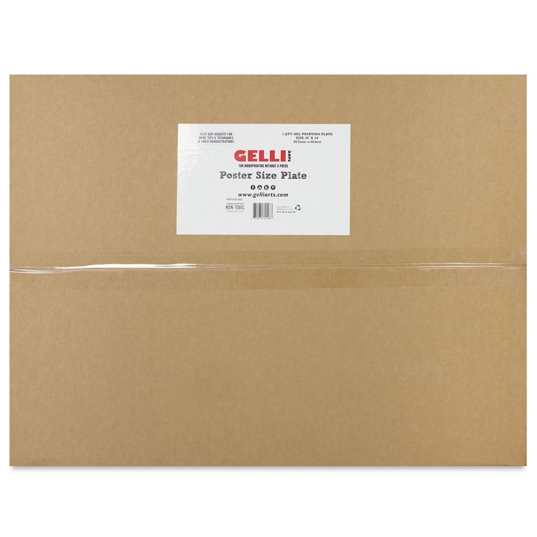 Open in modal - Gelli Arts Gel Printing Plate - 18" x 24" x 3/8", Rectangle, packaging