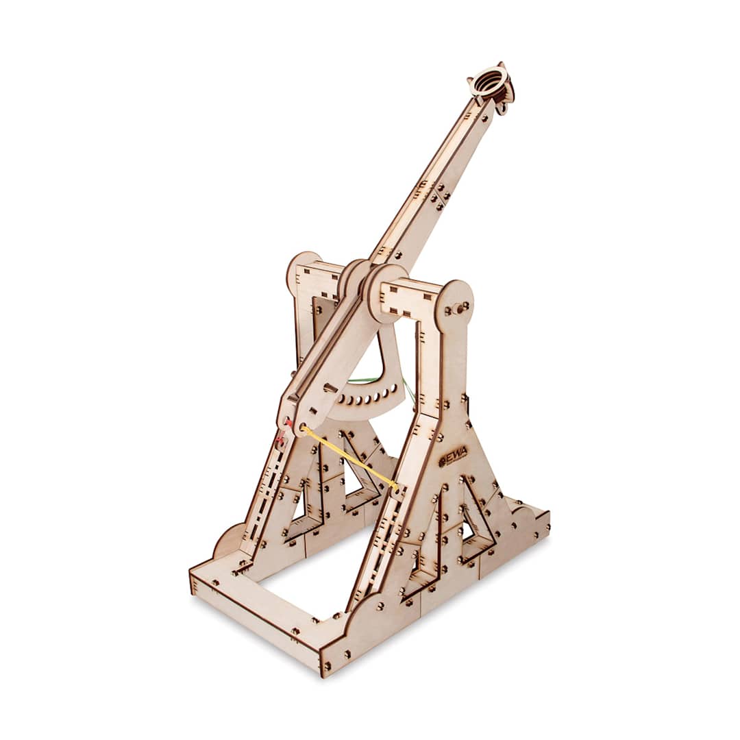 Open in modal - EWA Eco-Wood-Art 3D Wood Trebuchet Kit (assembled kit)
