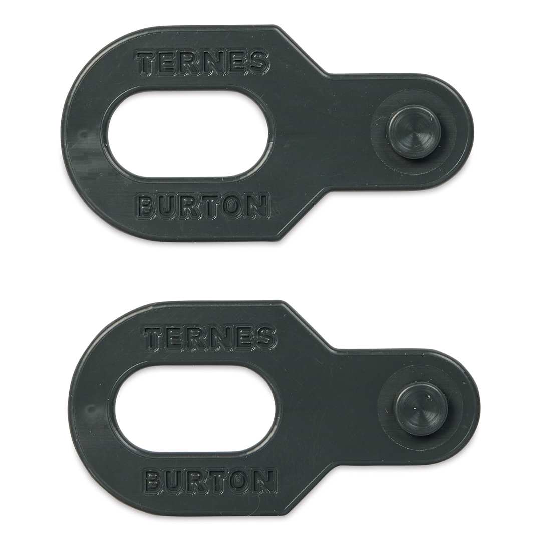 Open in modal - Ternes-Burton Plastic Register Pins - Dark Gray, 9/32" x 0.120", Pkg of 2