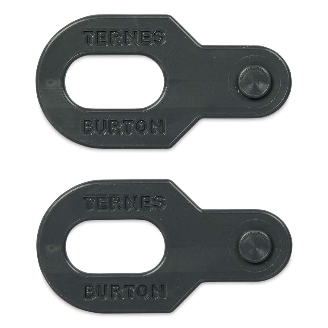 Open in modal - Ternes-Burton Plastic Register Pins - Dark Gray, 9/32" x 0.065", Pkg of 2