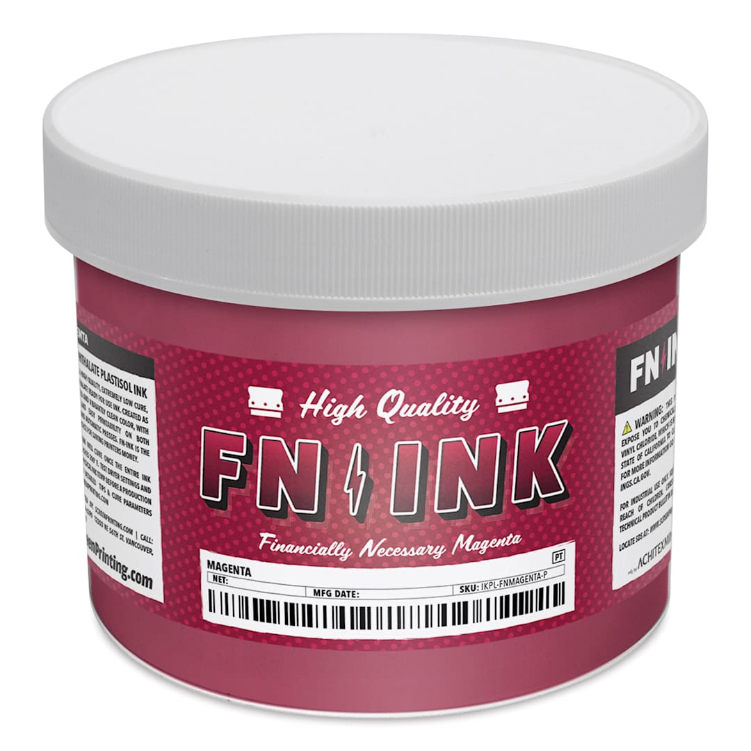 Open in modal - FN Ink Plastisol Screen Printing Ink - Magenta, Quart