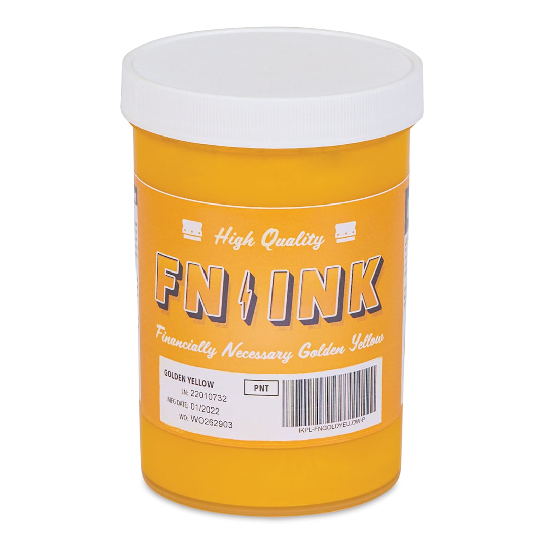 Open in modal - FN Ink Plastisol Screen Printing Ink - Golden Yellow, Pint
