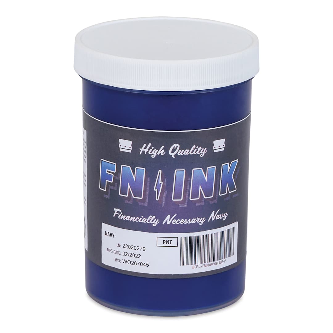 Open in modal - FN Ink Plastisol Screen Printing Ink - Navy, Pint