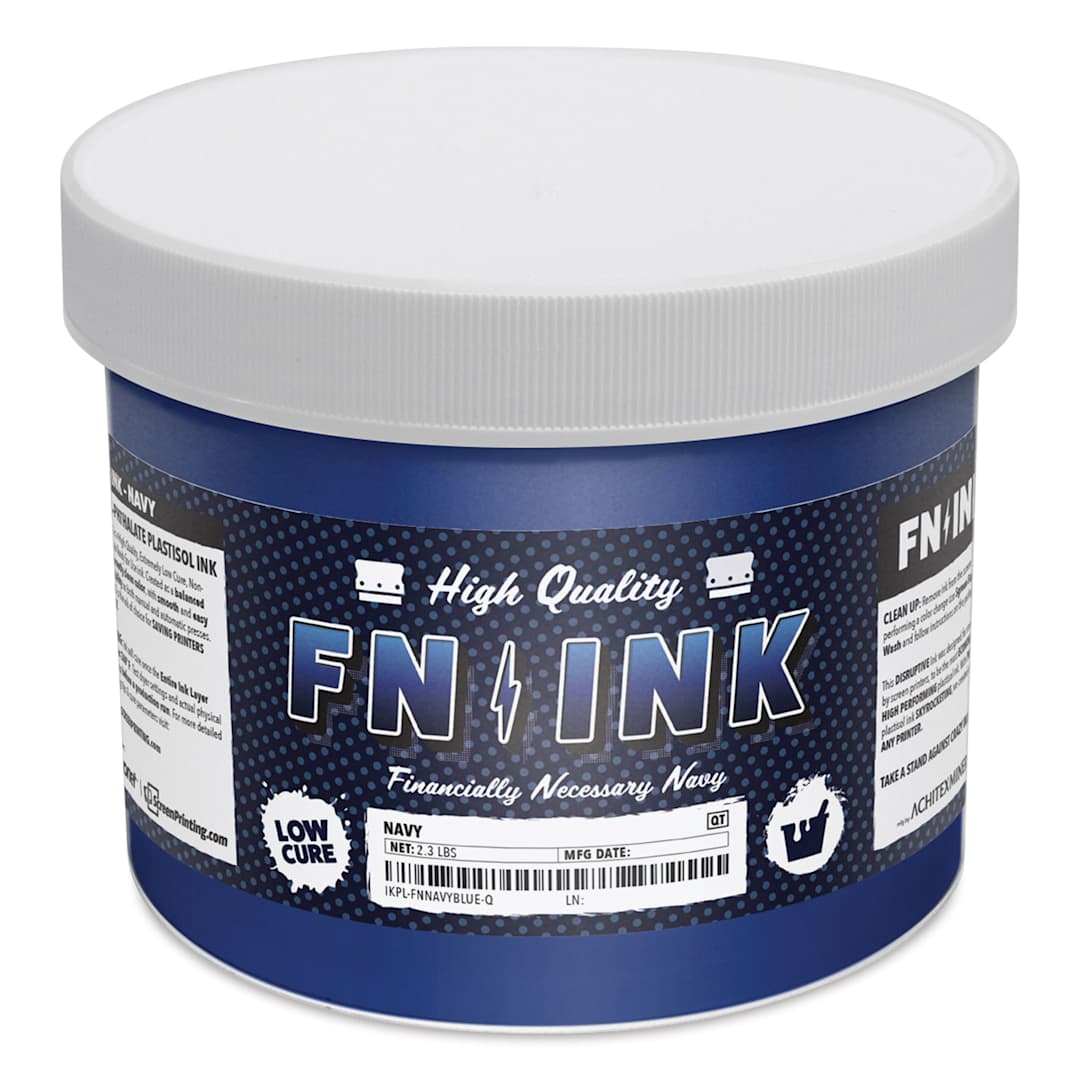 Open in modal - FN Ink Plastisol Screen Printing Ink - Navy, Quart