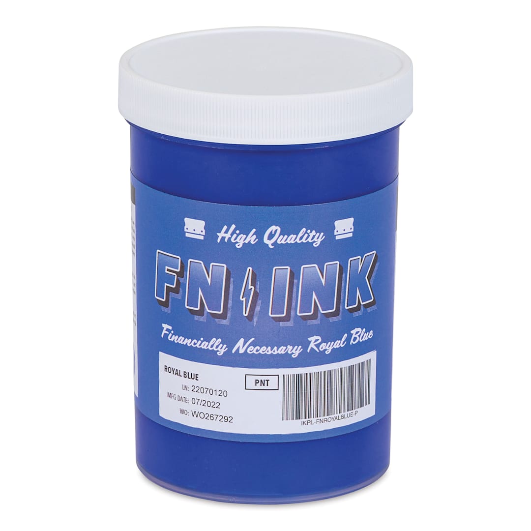 Open in modal - FN Ink Plastisol Screen Printing Ink - Royal Blue, Pint