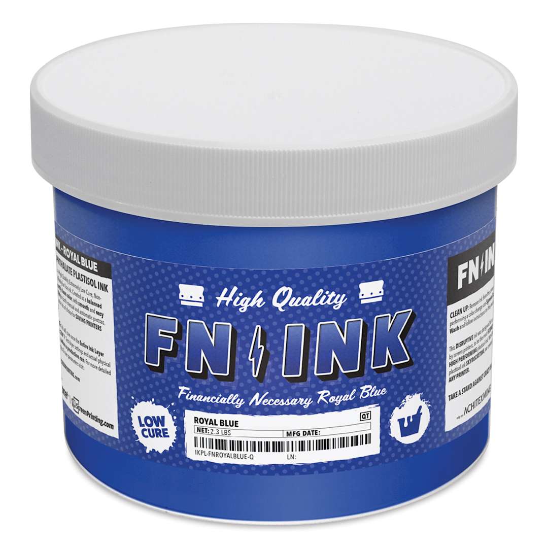 Open in modal - FN Ink Plastisol Screen Printing Ink - Royal Blue, Quart