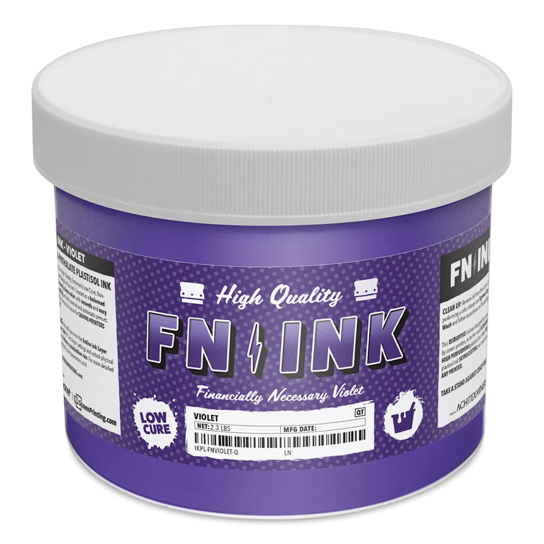 Open in modal - FN Ink Plastisol Screen Printing Ink - Violet, Quart