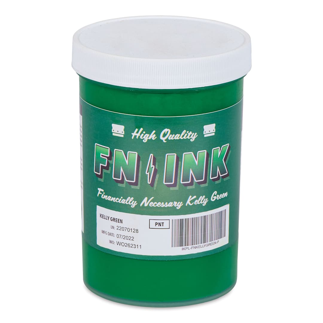 Open in modal - FN Ink Plastisol Screen Printing Ink - Kelly Green, Pint