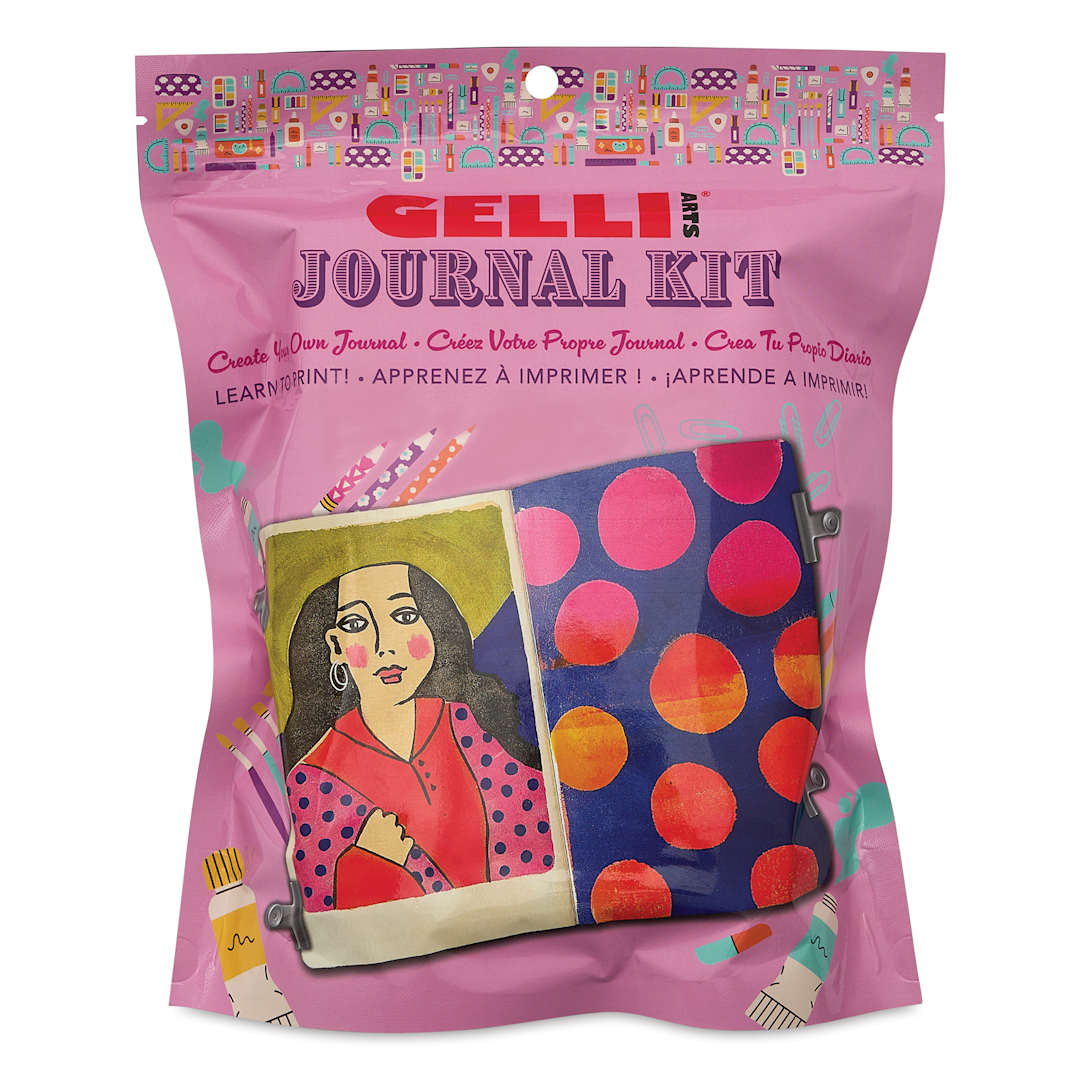 Open in modal - Gelli Arts DIY Journal Kit - front of packaging