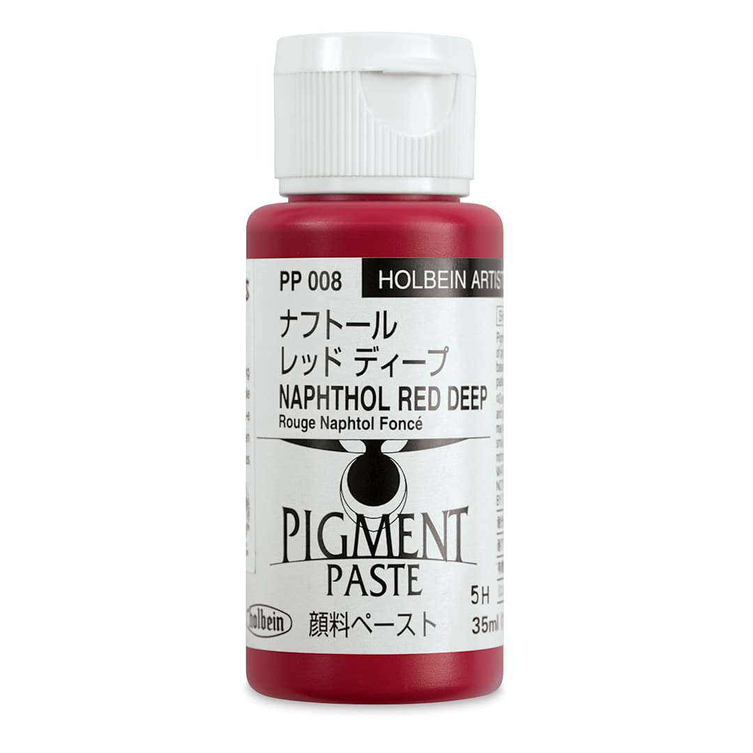Open in modal - Holbein Tosai Pigment Paste - Naphthol Red Deep, 35 ml