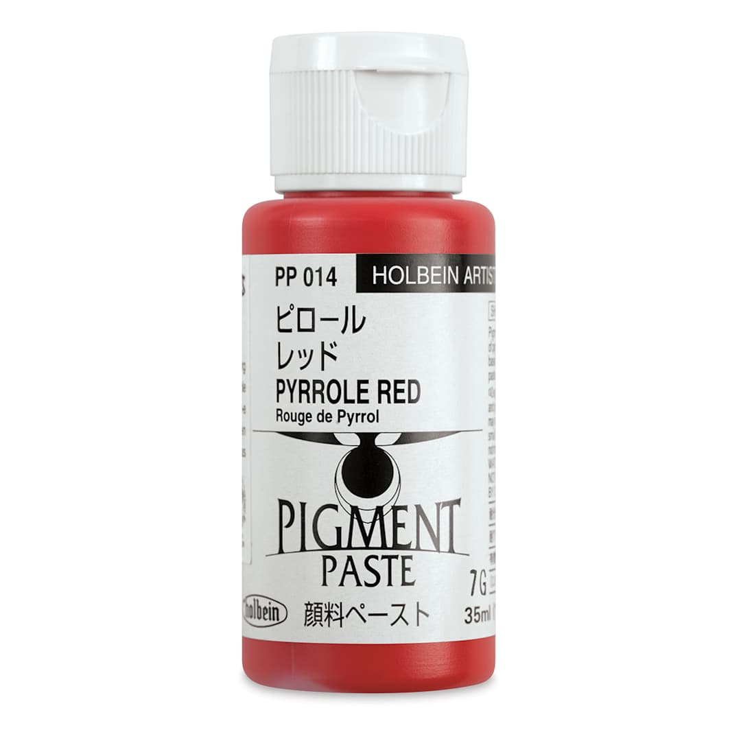 Open in modal - Holbein Tosai Pigment Paste - Pyrrole Red, 35 ml