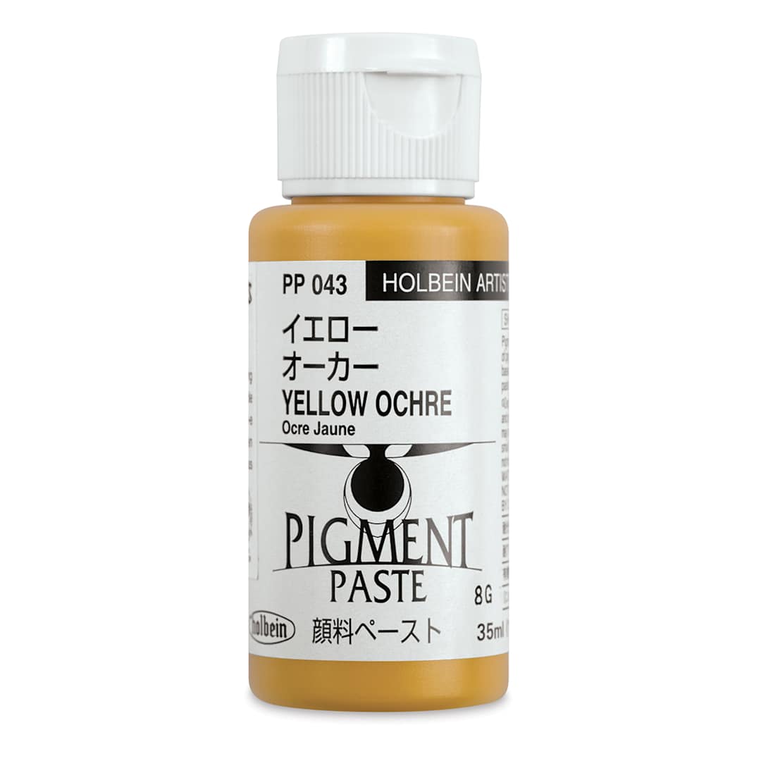 Open in modal - Holbein Tosai Pigment Paste - Yellow Ochre, 35 ml