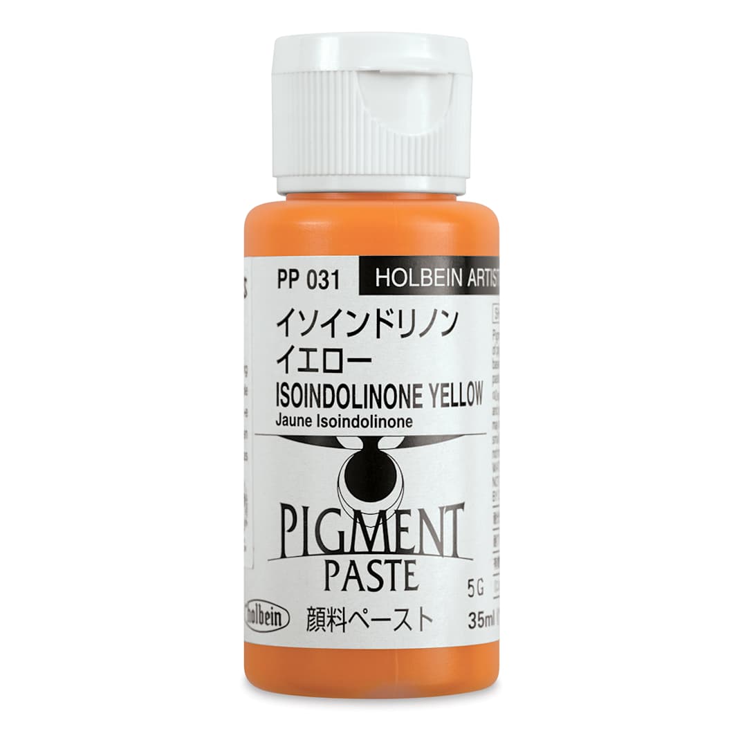 Open in modal - Holbein Tosai Pigment Paste - Isoindline Yellow, 35 ml