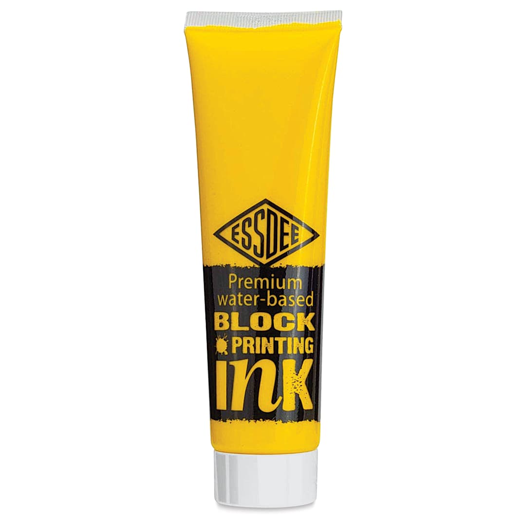 Open in modal - Essdee Premium Water-Based Block Printing Inks - Brilliant Yellow, 100 ml Tube
