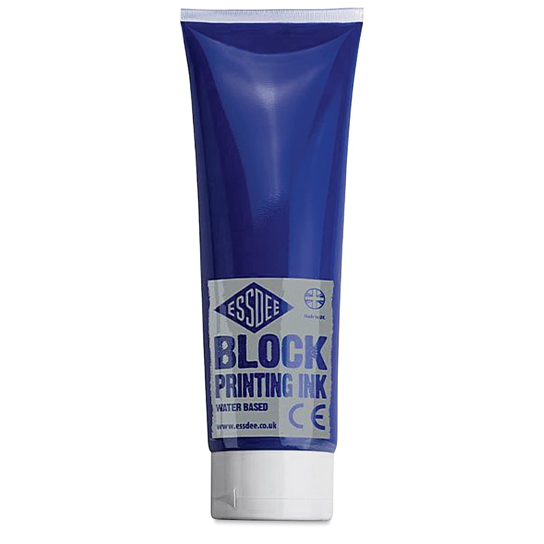 Open in modal - Essdee Premium Water-Based Block Printing Inks - Brilliant Blue, 100 ml Tube